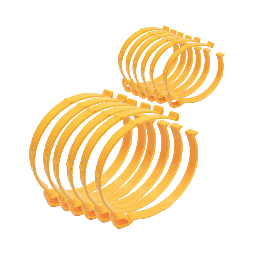 12pc Sooper Clip Material Roll Clips Film Coil Hoop Ring Vinyl Roll Holder Clamp