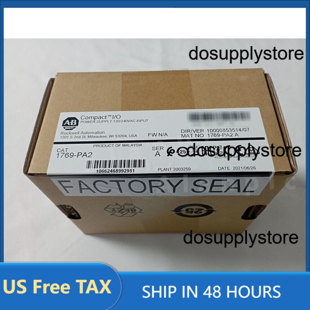 New Sealed Allen-Bradley 1769-PA2 CompactLogix Power Supply 1769PA2 US Free Tax