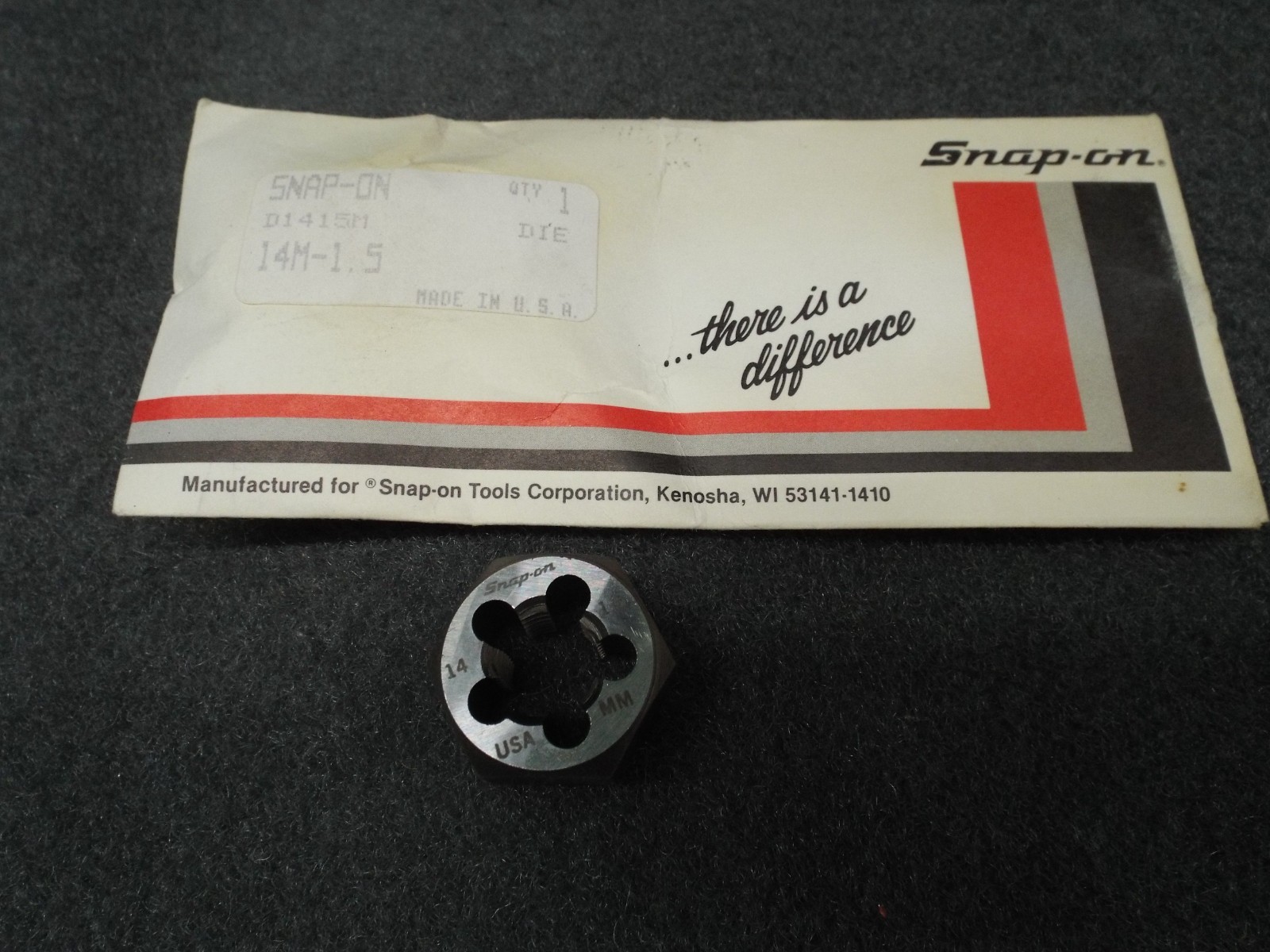 Snap On Tool 14M-1.5 Metric Die Engine Crankshaft Bolt Nissan 300ZX Timing Belt