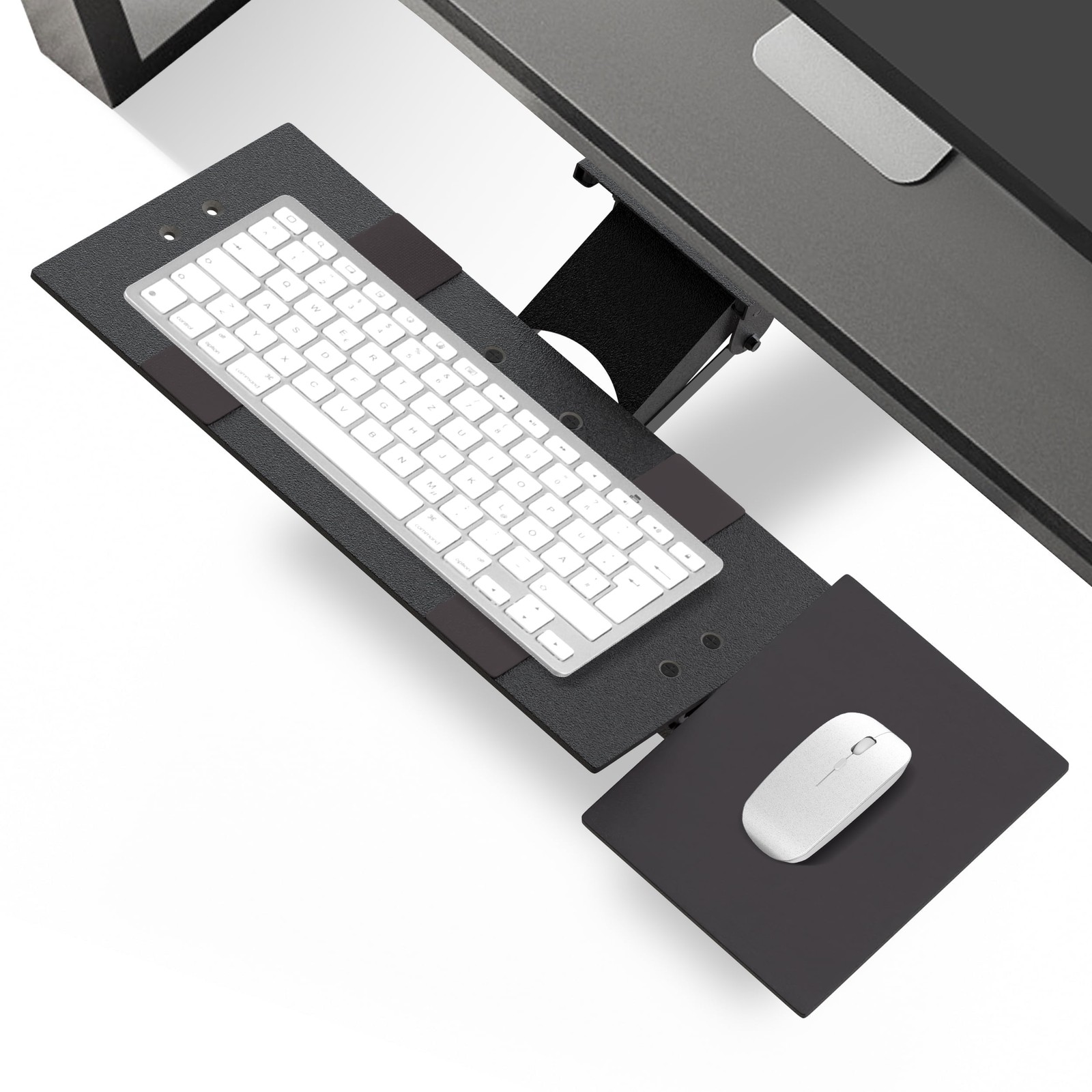 Uncaged Ergonomics KT1B_7 Kt1 Under-desk Keyboard Tray Black