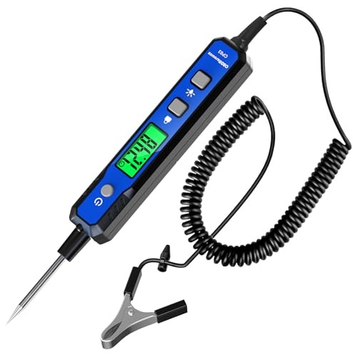 Smart Automotive Test Light 0.8V-100V Circuit Tester with Buzzer &