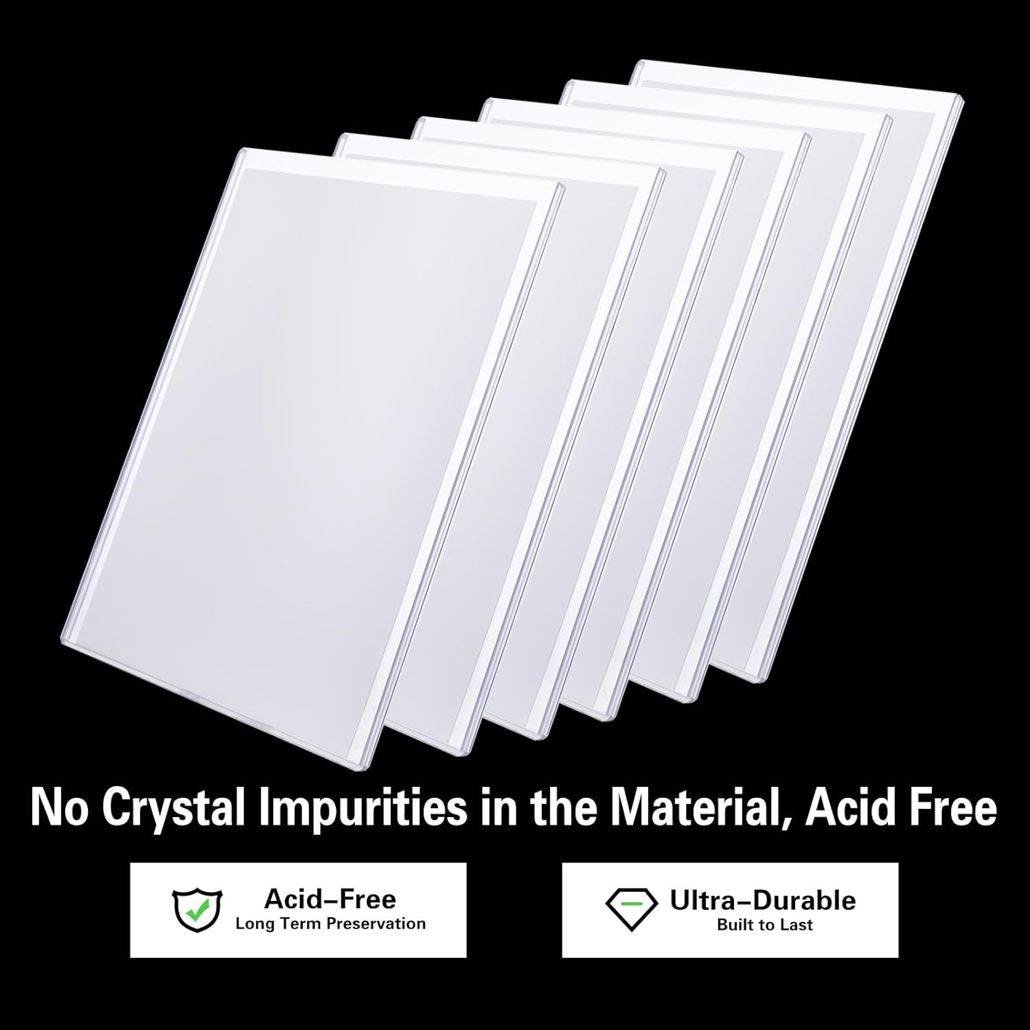 10Ct Silver-Age Comic Book Toploaders - Crystal Clear Comic Book Top Loaders, Pr