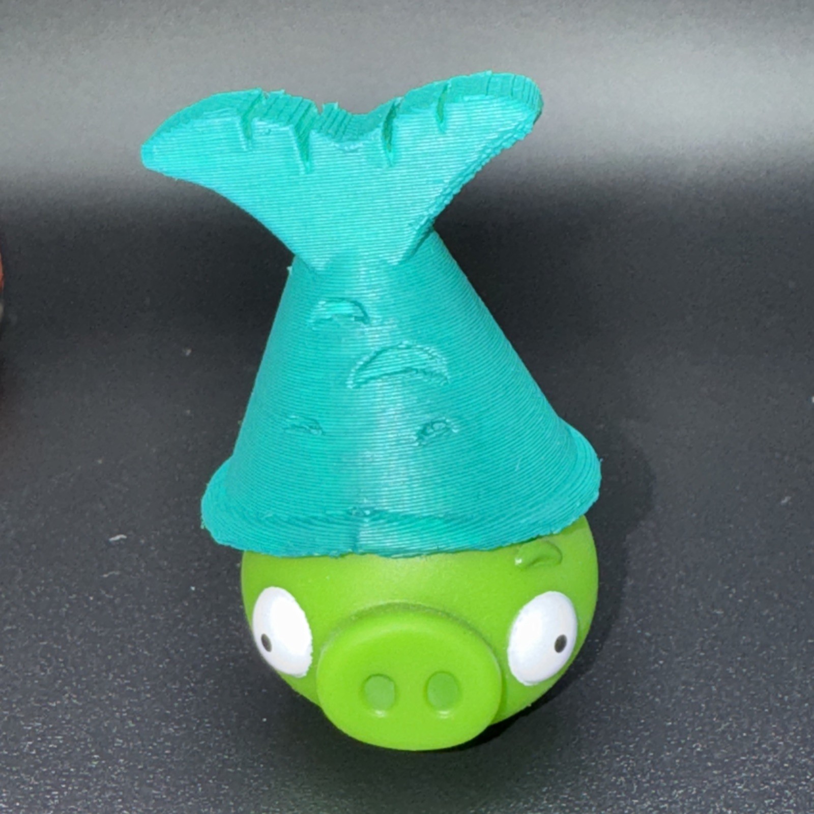 Angry Birds Mattel CUSTOM Piglantis Fish Tail Hat Accessory READ