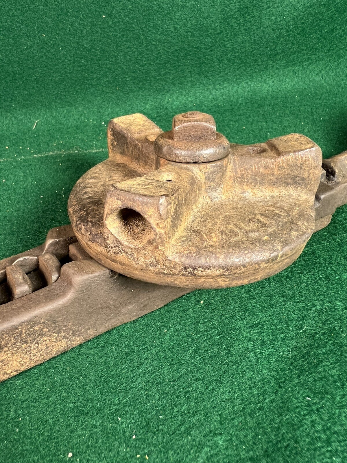Rare Antique O.F. Smith Push Pull Tool Moline Illinois