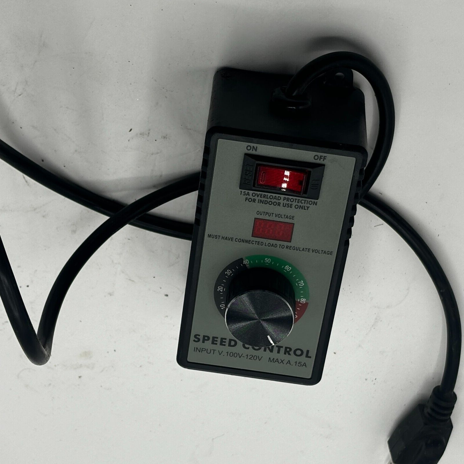 AC Motor Speed Controller AC 100V-120V & 15A Max ⭐