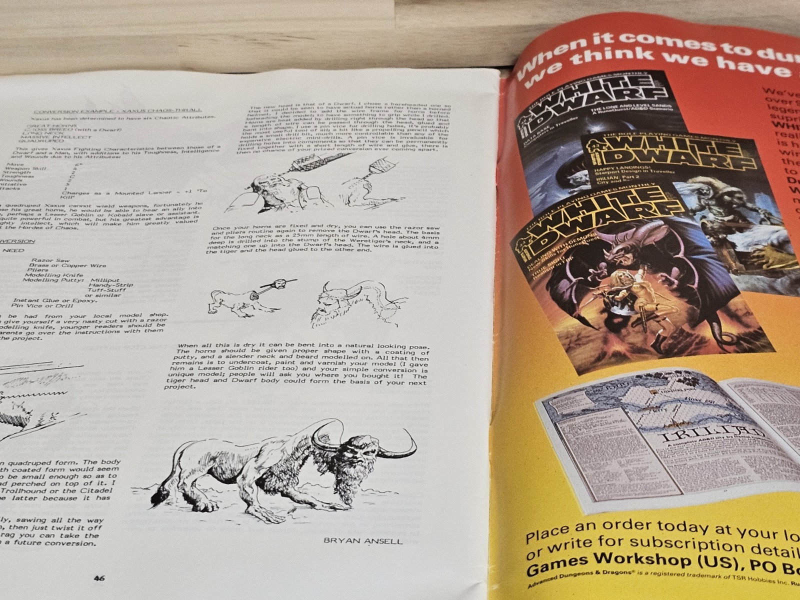 Games Workshop The First Citadel Compendium An Irregular Journal Miniatures