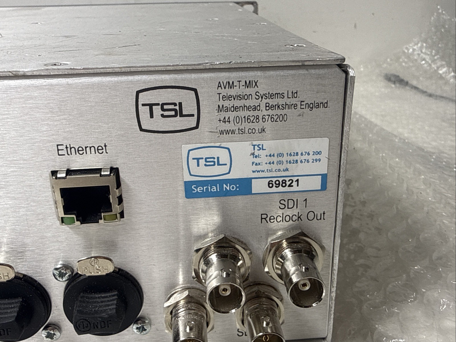 TSL AVM-T-MIX Television System