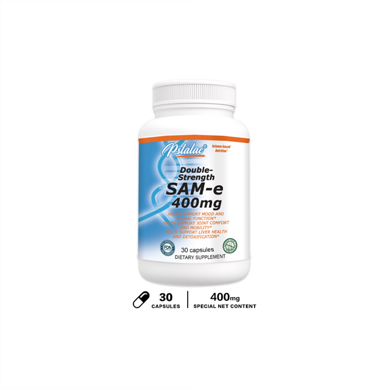 SAM-e 400mg - Nervous System Joint Support, Anxiety Relief, Mood Liver Health