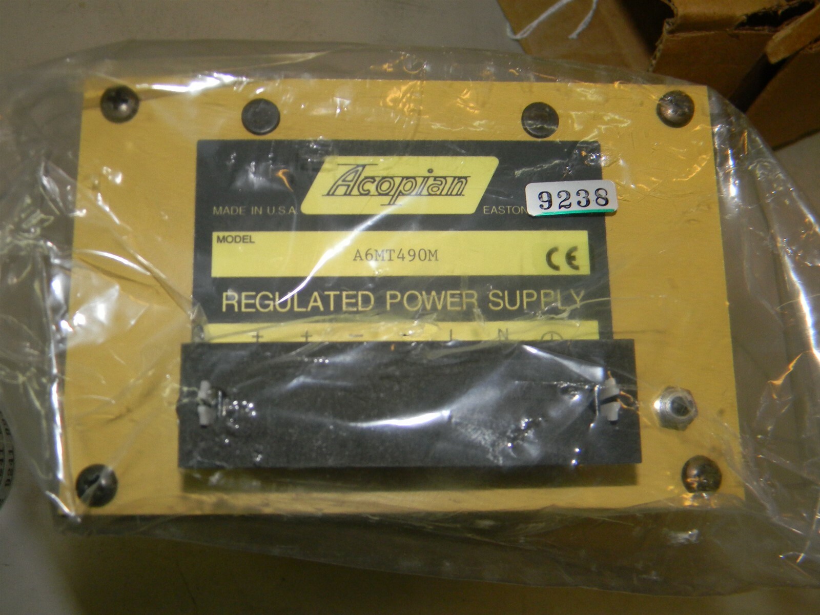 Acopian A6MT490M Single Output Power Supply, In 105 to 125VAC, Out 6V 4.9A