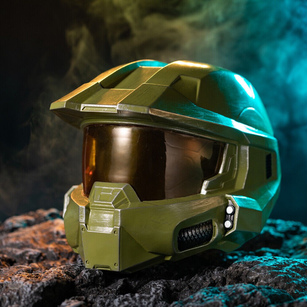 Xcoser Halo Infinite Master Chief Helmet Cosplay Props Game Replicas Resin