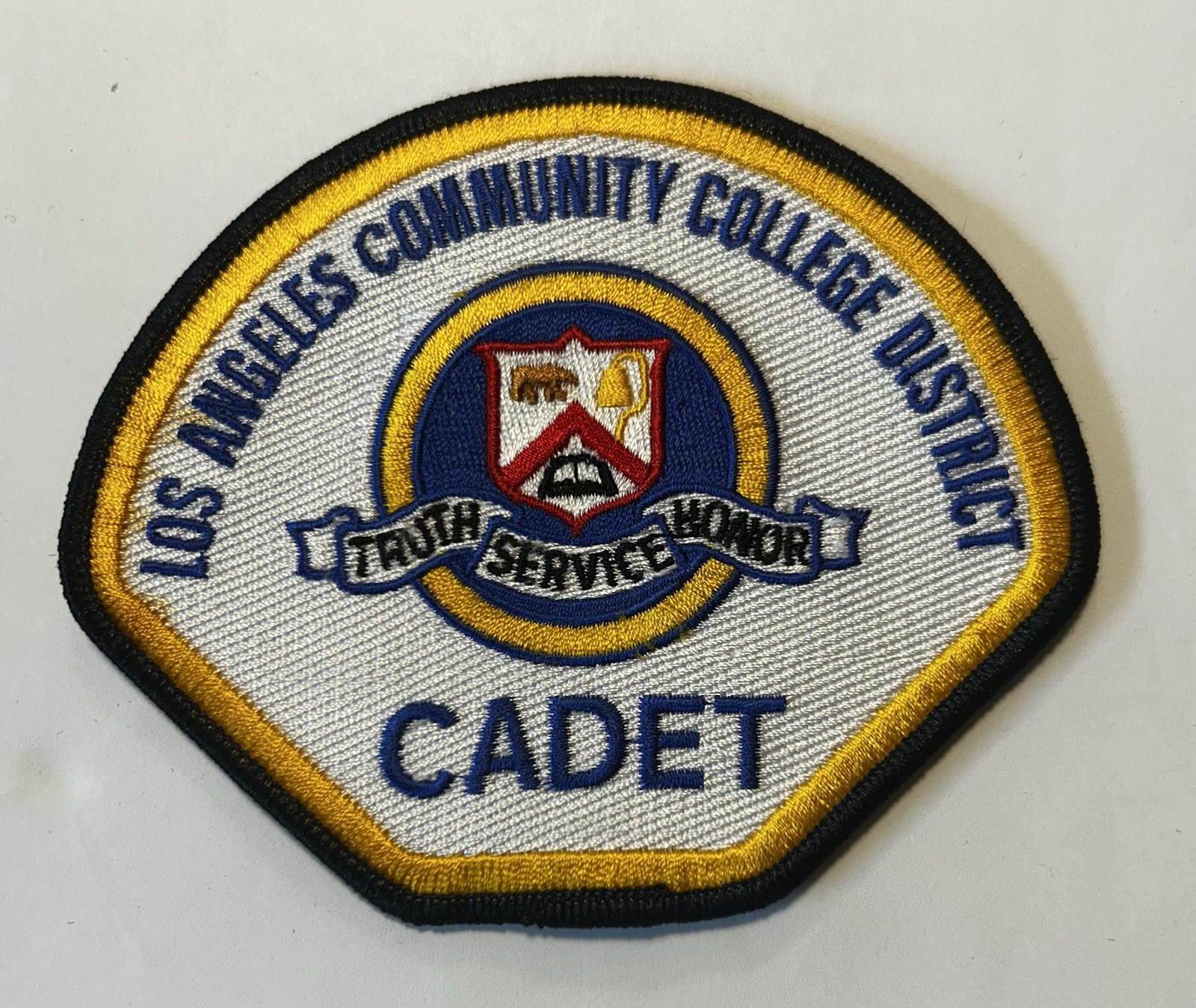 CALIFORNIA CA LOS ANGELES COMMUNITY COLLEGE DISTRICT CADET POLICE PATCH #PDD60