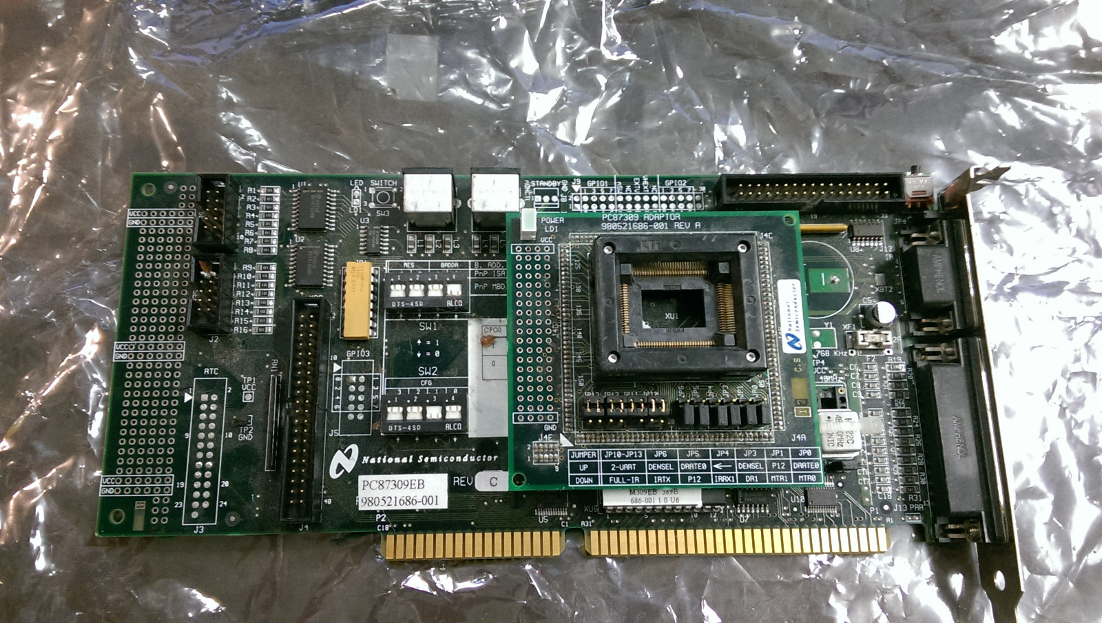 National Semiconductor Super I/O PC87309EB ISA Chip in Compact 100-Pin VLJ