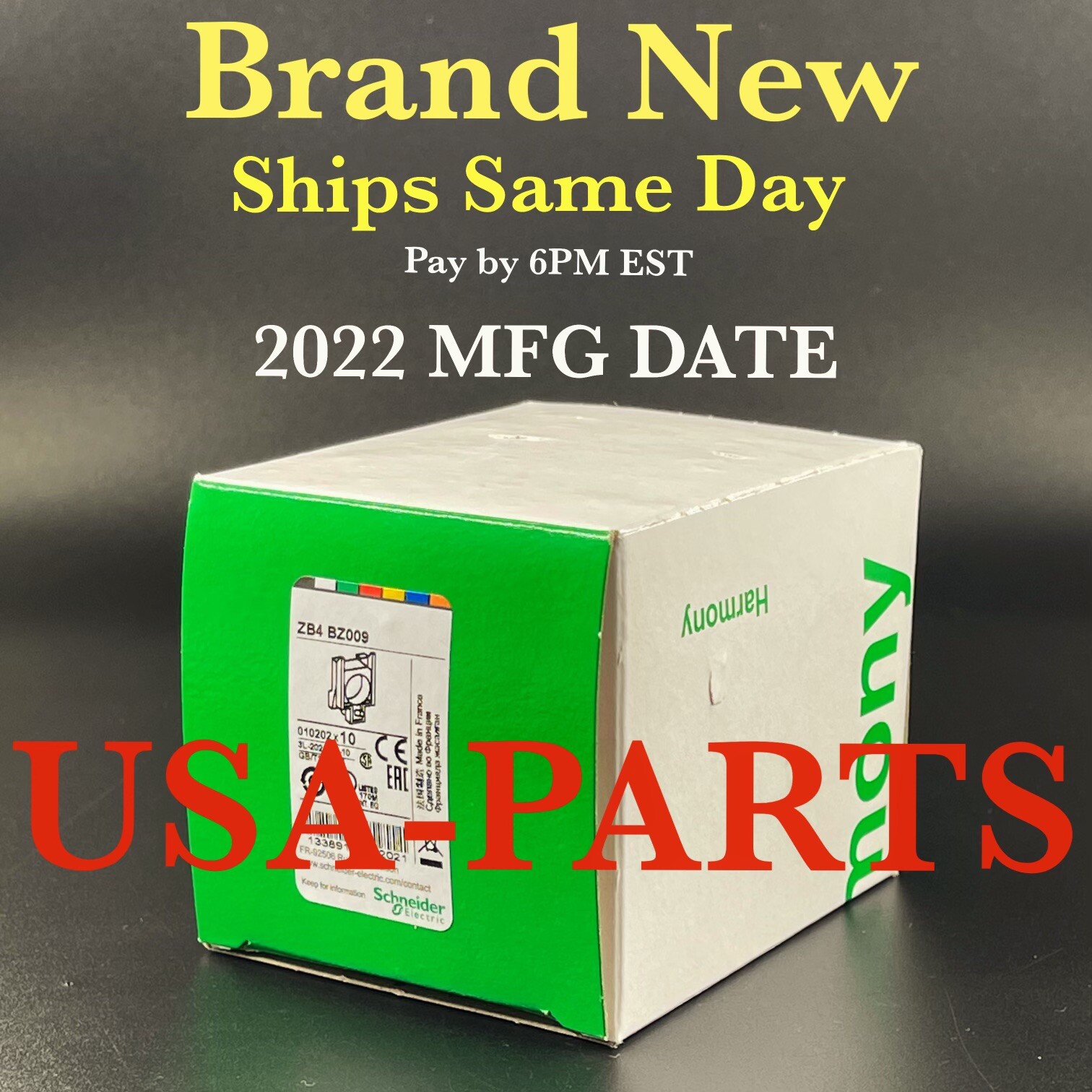 Lot Of 2 SCHNEIDER ZB4BZ009  Latch *Free Same Day Shipping By 6 Pm EST*