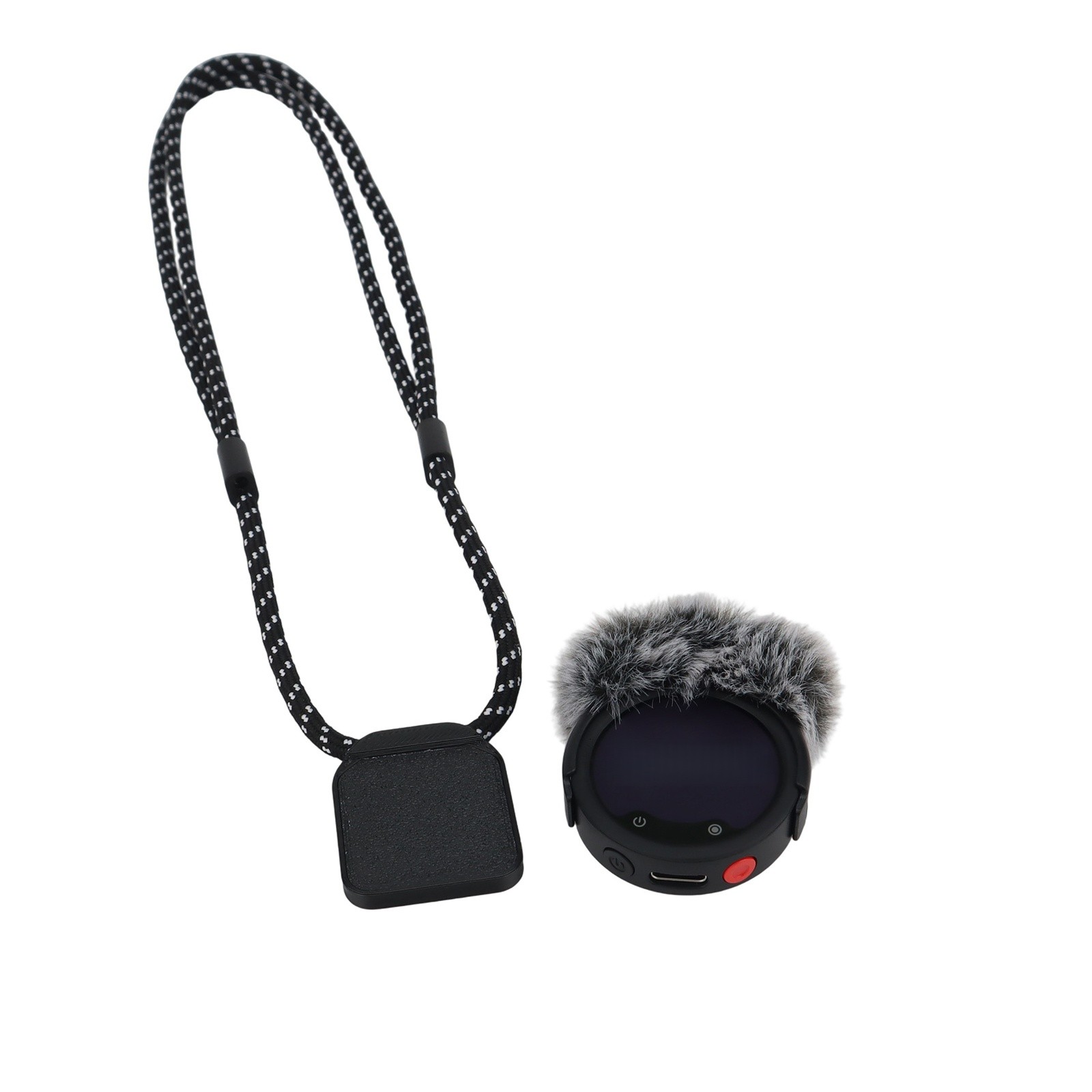 For Insta360 Mic Pro Microphone Transmitter Magnetic Lanyard Adjustable Compact