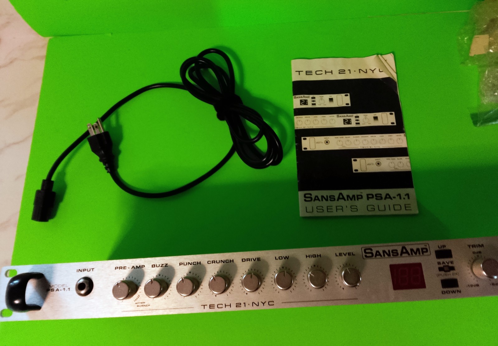 Tech 21 Sansamp PSA 1.1 Guitar Preamp Rack Mount Processor