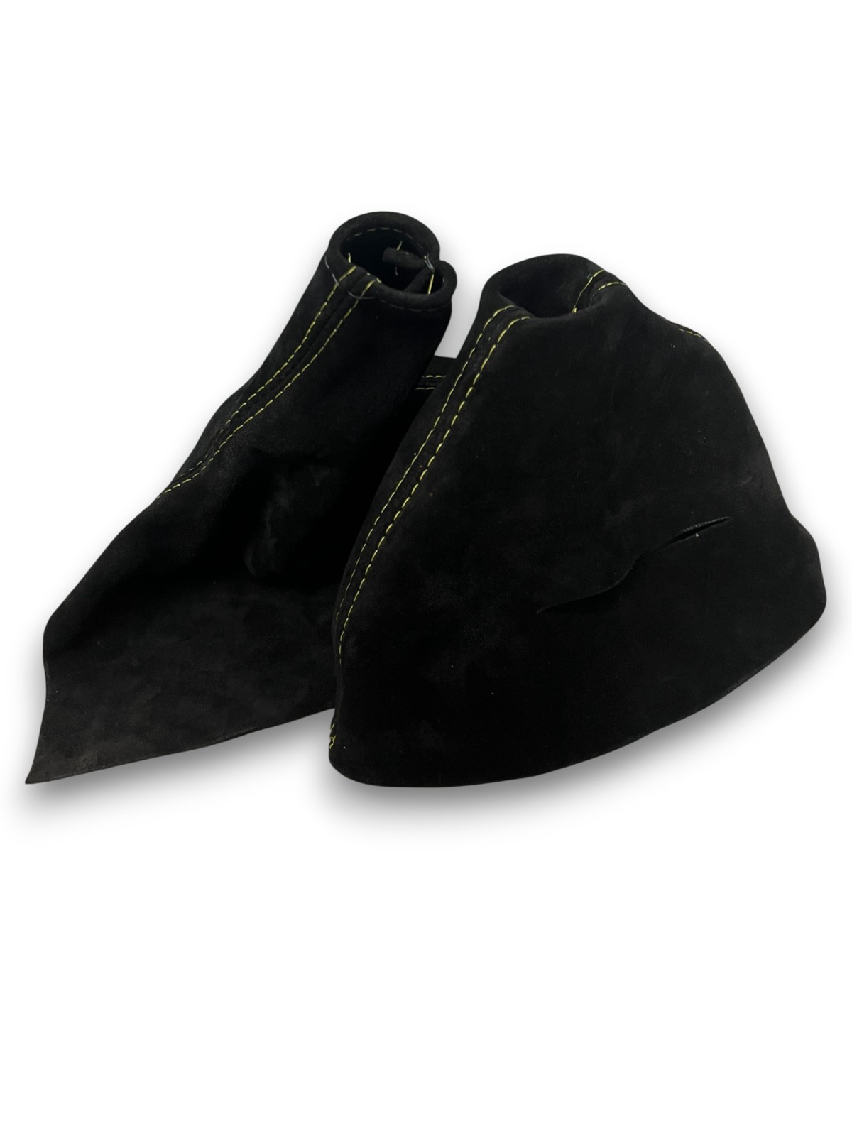 Automatic Transmission Yellow Stitch Suede shift E-brake Boot For Corvette C6