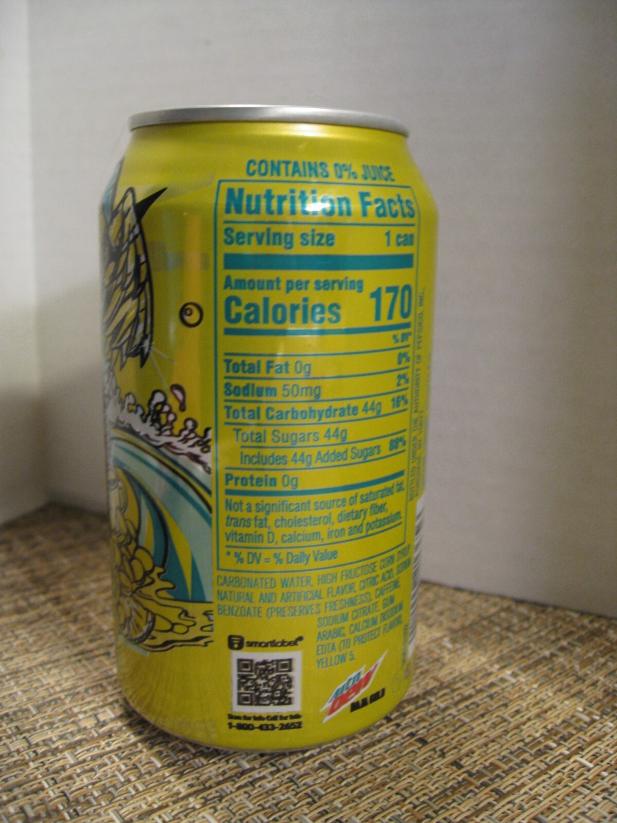 Mountain Dew Empty Can - Baja Gold - Limited Edition - 2022