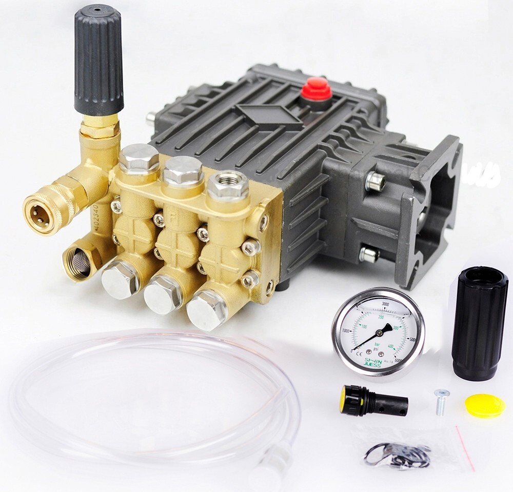 For Mi-T-M 3-0414 Pressure Washer Pump Triplex 3.5GPM@3000PSI 3400RPM 3/4" Shaft