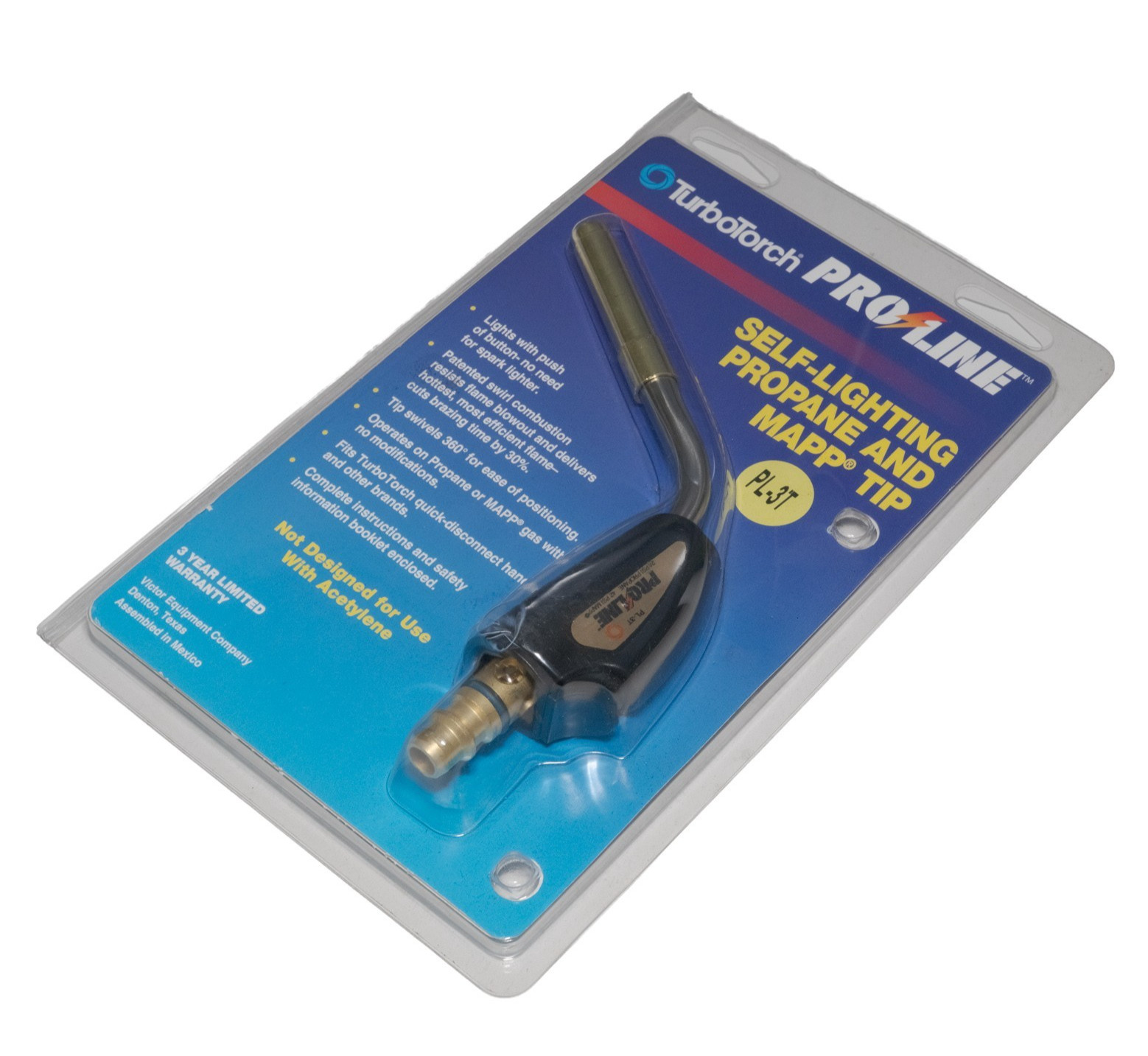 Victor TurboTorch ProLine PL-3T Self-Lighting Propane and MAPP Gas Tip 0386-0821