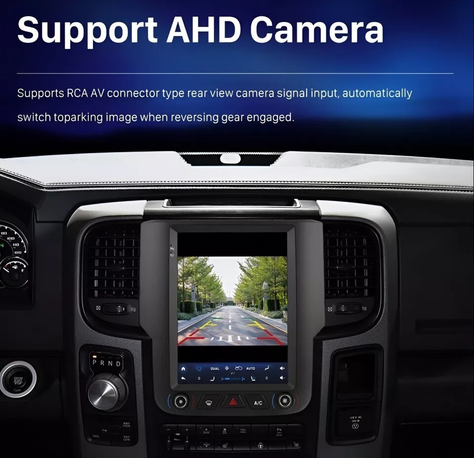 9.7" 64GB Android 13 Car Radio Stereo Carplay GPS Navi For Dodge RAM 2013-2018