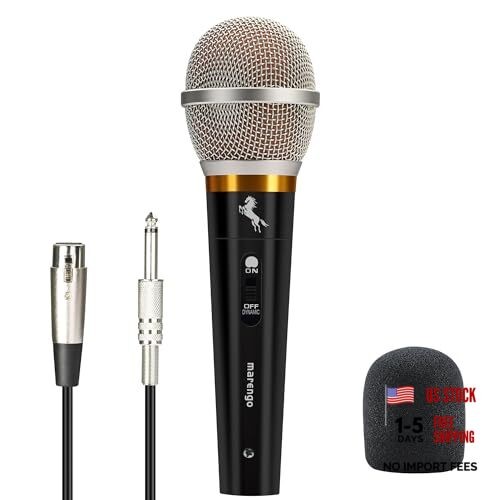 Handheld Dynamic Microphone for Karaoke Singing, Wired XLR Microphone aMWH68