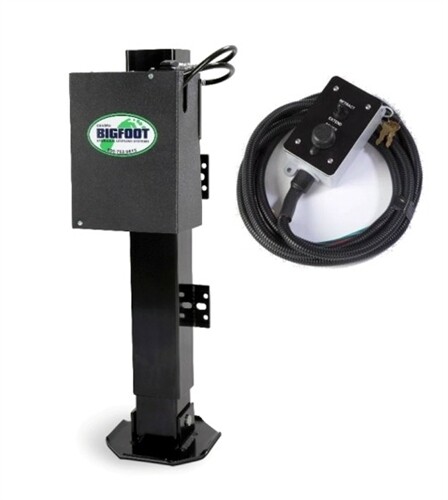Bigfoot SQI24-IMO Hydraulic Single Leg Trailer Jack w/Manual Override - 12000 Lb