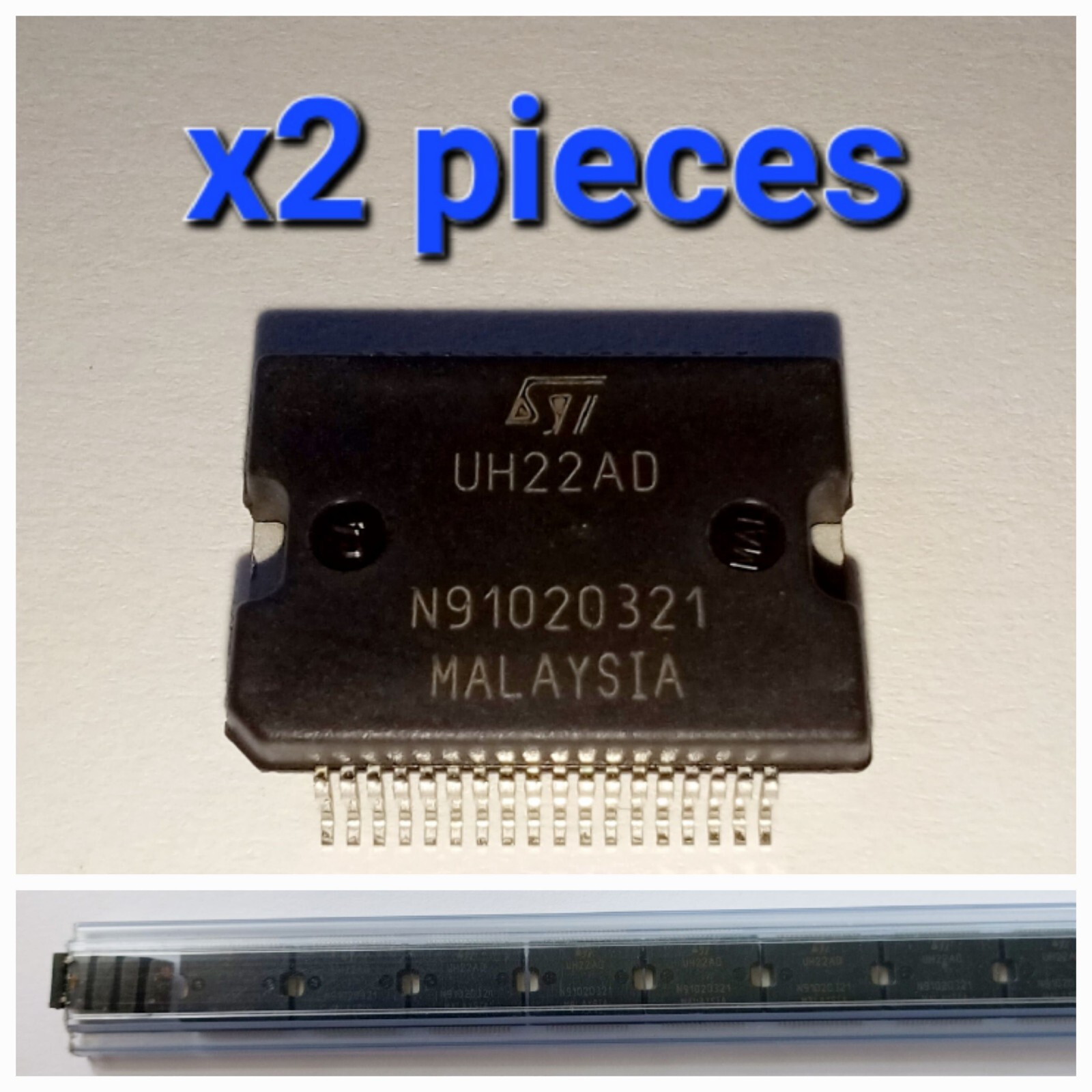 Lot of 2* STMicroelectronics ST  UH22AD  IC Integrated Circuit Chip DIP-36 New!