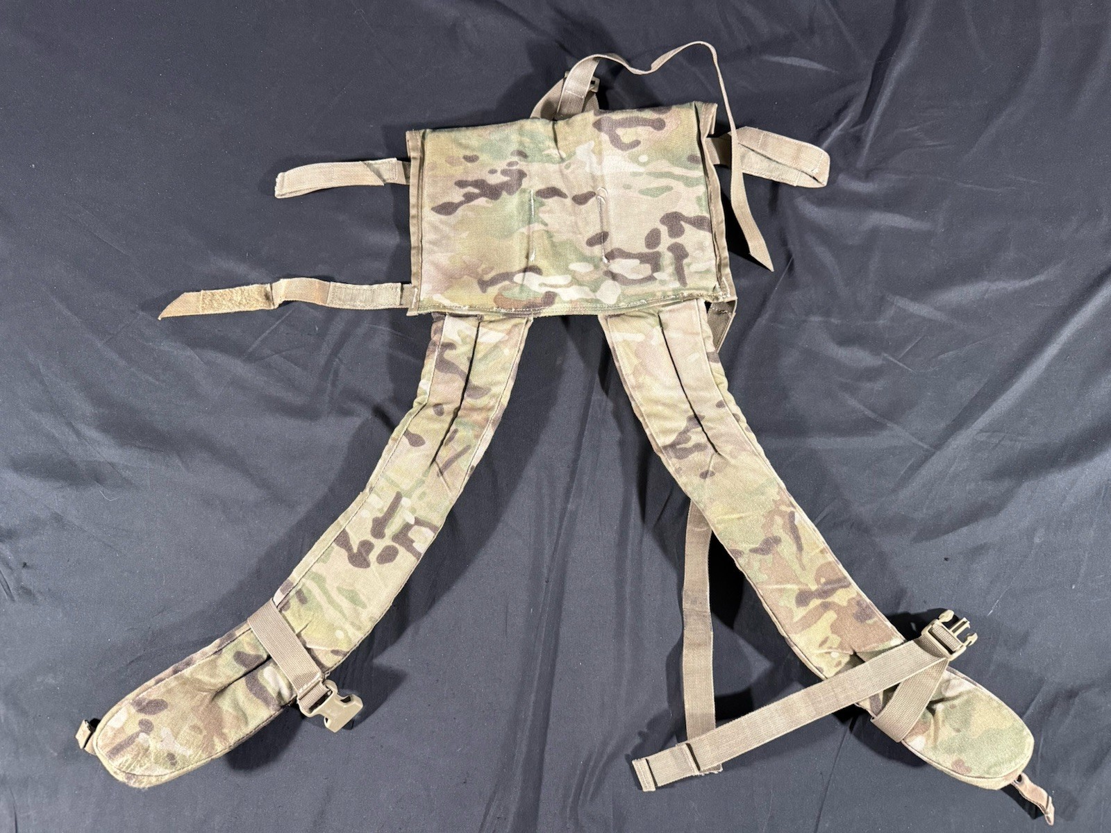 US Army MOLLE II Large Rucksack Frame Shoulder Straps Multicam OCP Ruck