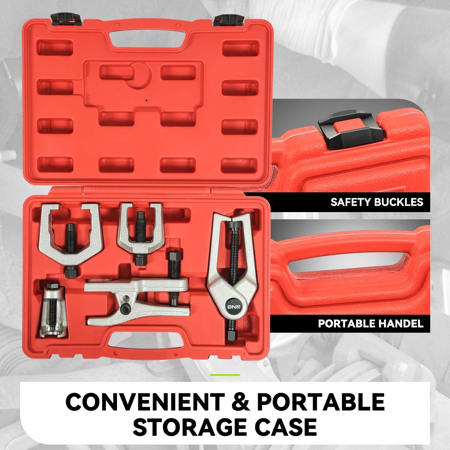 5 Pack Front End Service Ball Joint Separator Tie Rod Removal Tool Universal Red