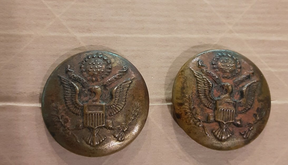 vintage uniform buttons