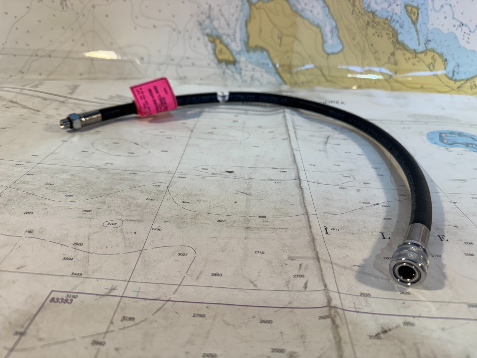 Hollis Low Pressure Inflator Hose, 22"/56cm