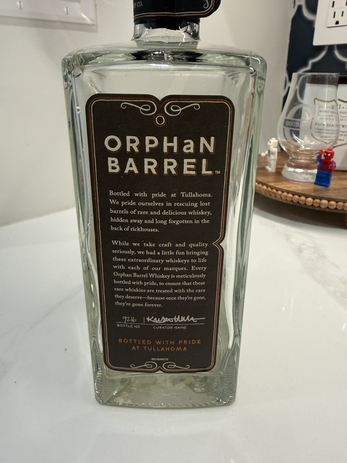 Orphan Barrel Scarlet Shade Empty Bottle AGE 14 Years