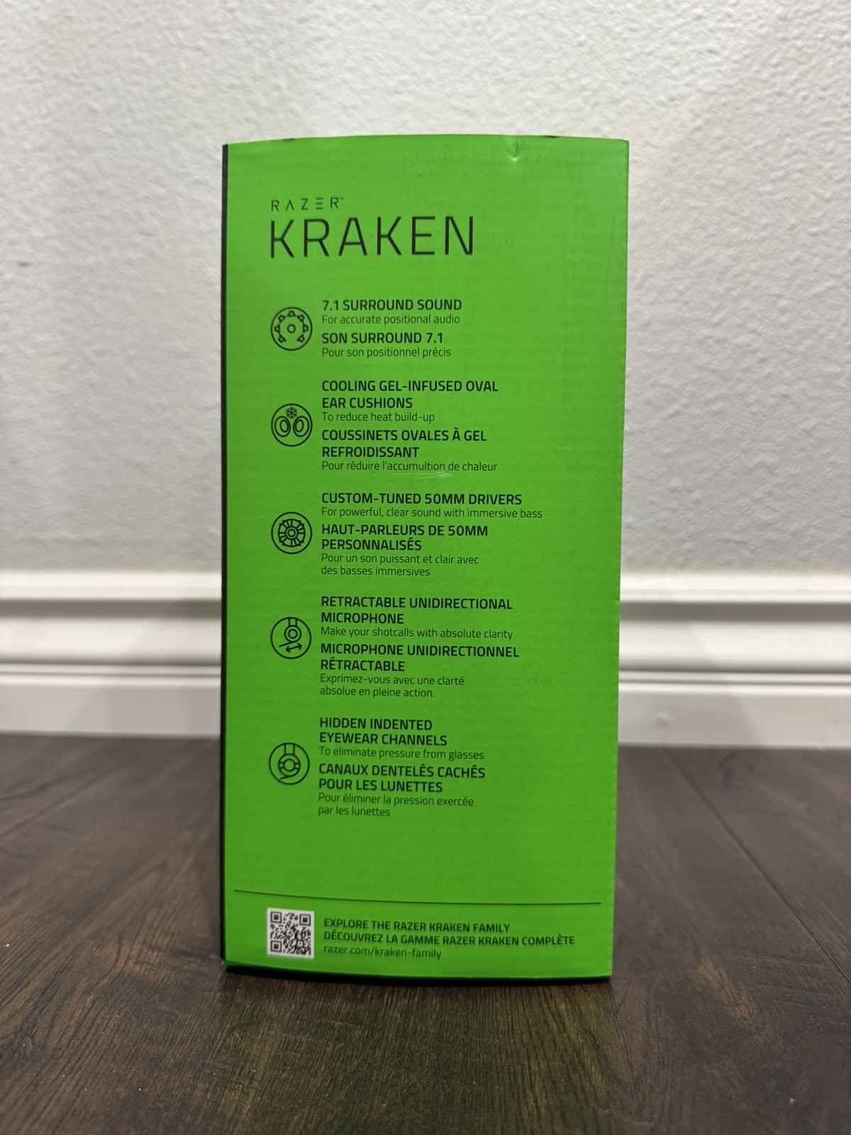 Razer Kraken Multi-Platform Wired Gaming Headset Green -NEW SEALED
