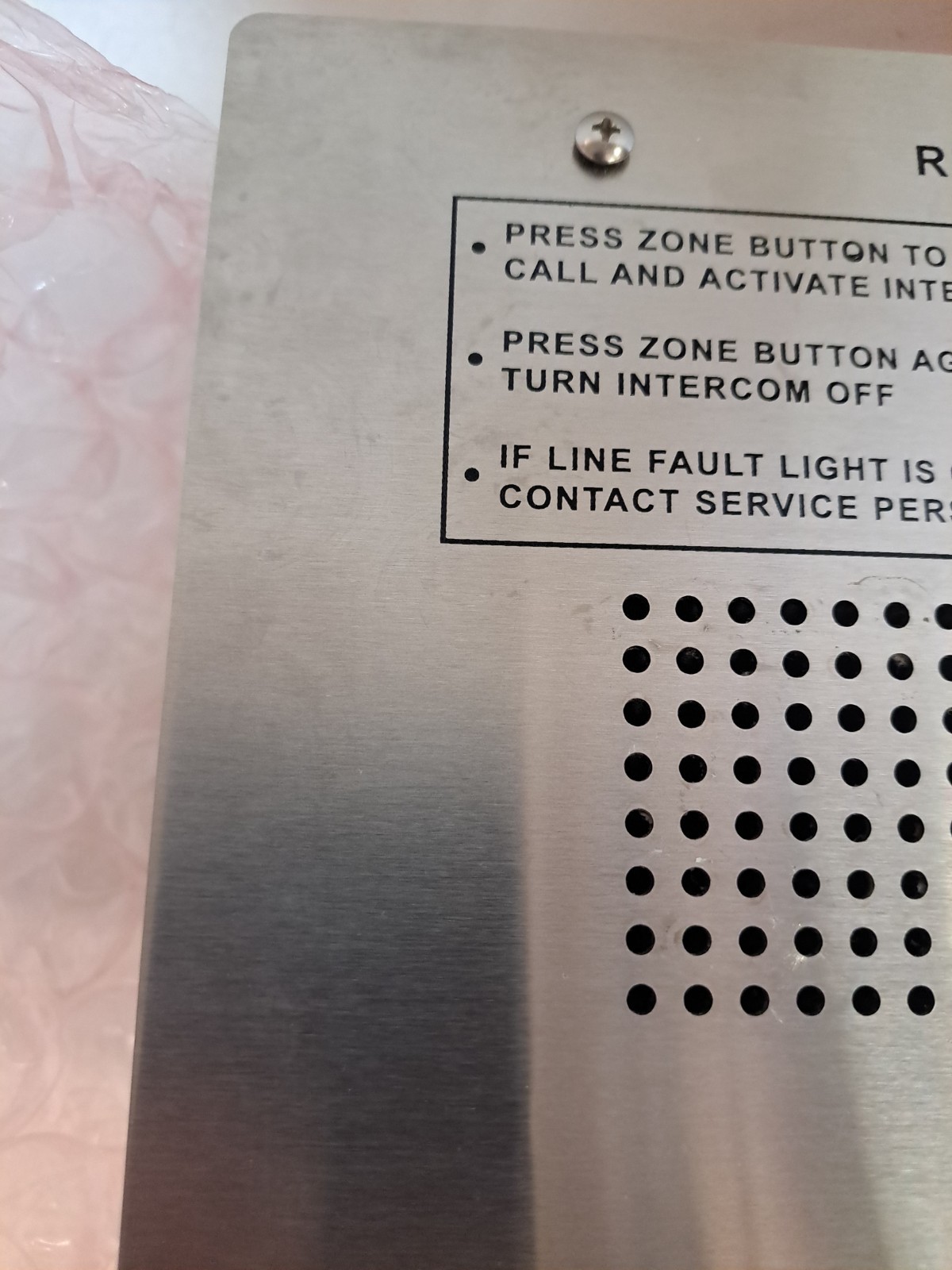 Cornell A-4204 4-Zone Master Audio Annunciator Panel NEW, no box