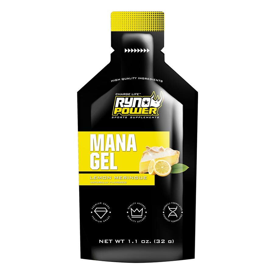 Ryno Power Mana Gel Gels Lemon, 12pcs