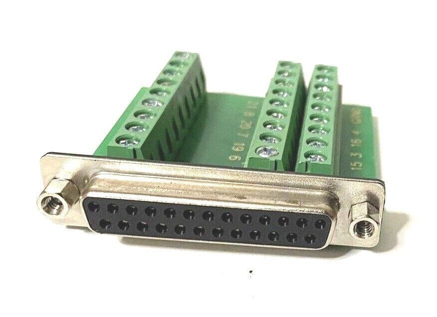 L-Com DGB25FT D-Sub Adapter DB25  Female 3A Connector for Field Termination