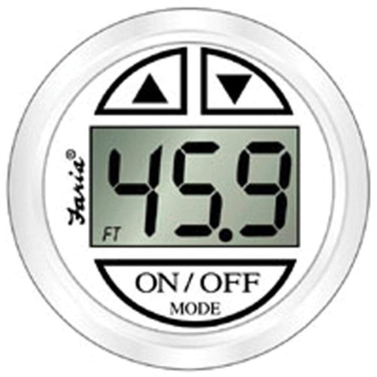 Faria 13151 Dress White Depth Sounder with in-Hull Transducer (3003.3649)