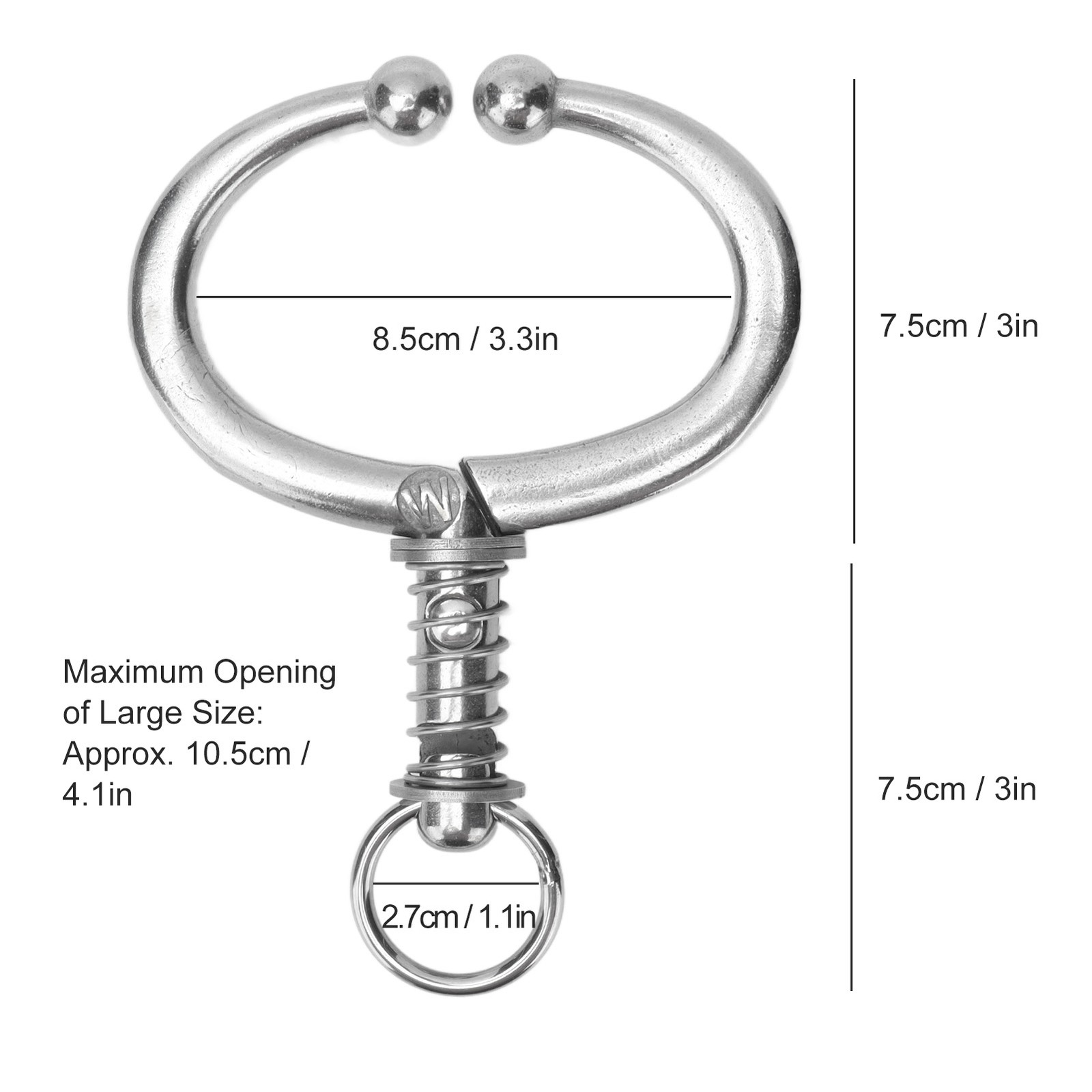 Safe Cattle Nose Clamp With Spring For Bulls On Farm