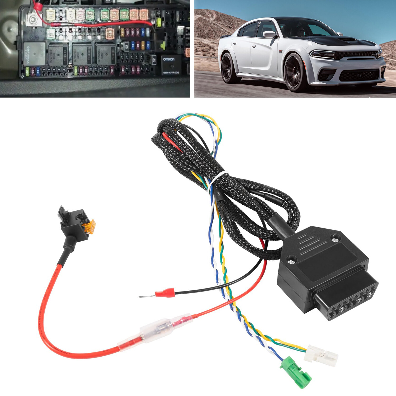 Double Bypass Trunk-Mount Security Bypass Cable Kit for Challenger, Chrysler 300