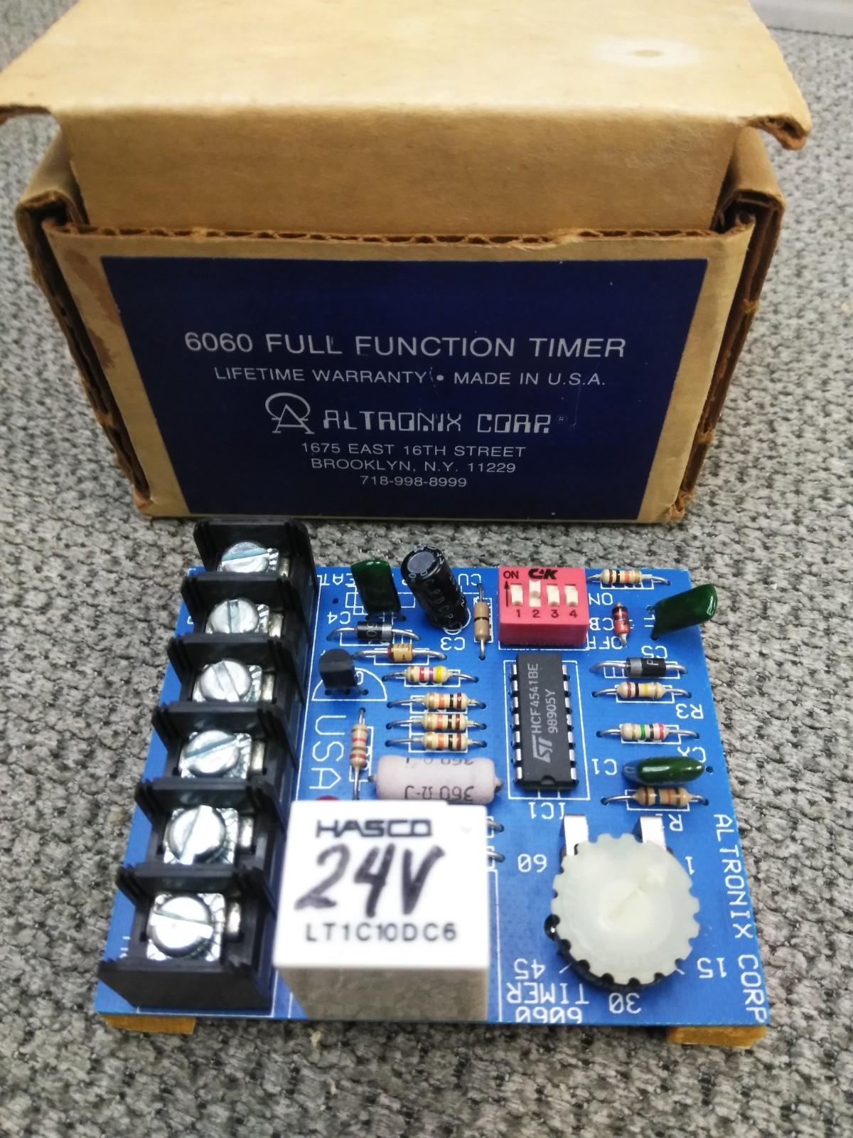 Altronix CORP. 6060 / AL6060 Timer Module (NEW OLD STOCK)