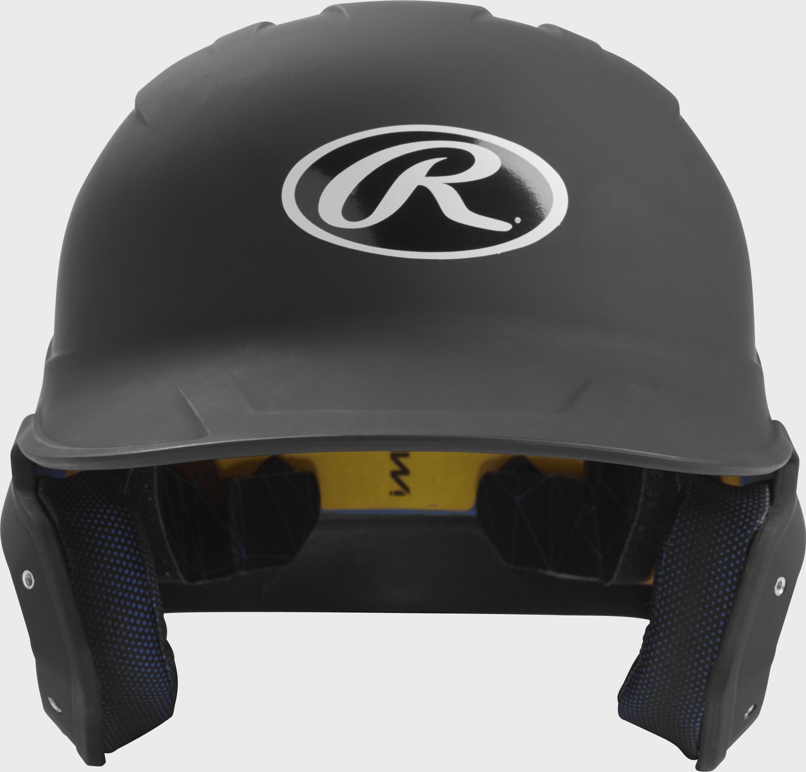 Rawlings Mach Baseball Batting Open Face Helmet, Junior Size, Matte Black