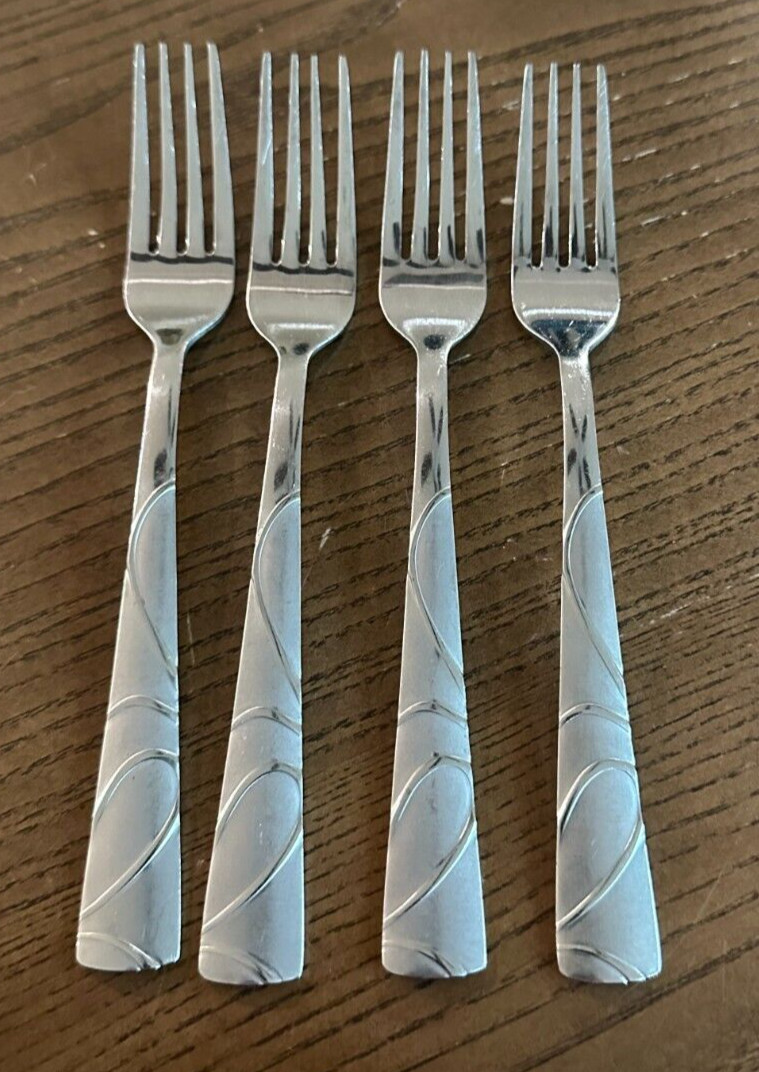 Cambridge SASHA SAND Stainless Frosted Glossy Swirls Silverware Flatware CHOICE