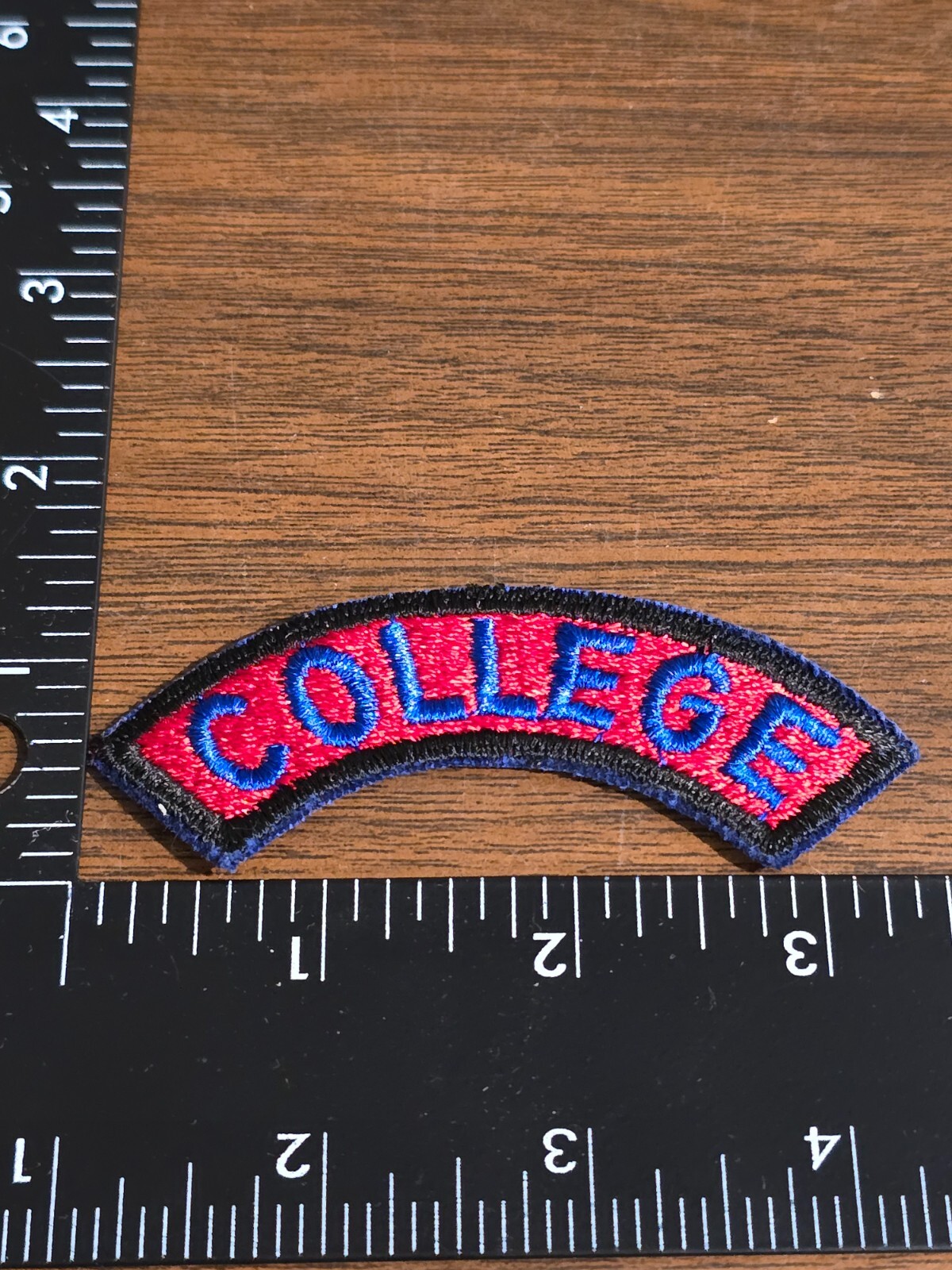 Original Patch College Tab Cut Edge 2808