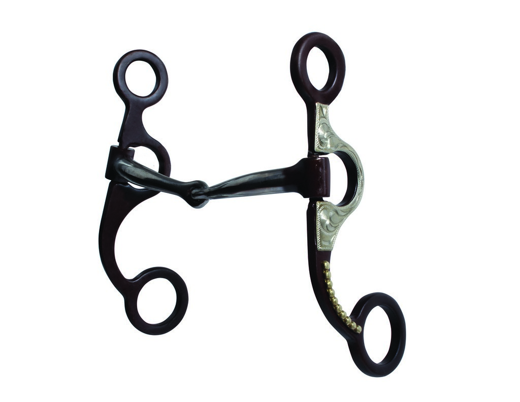 Professionals Choice Bit Cambria Snaffle 5" Mouth Avila Black AVB-503