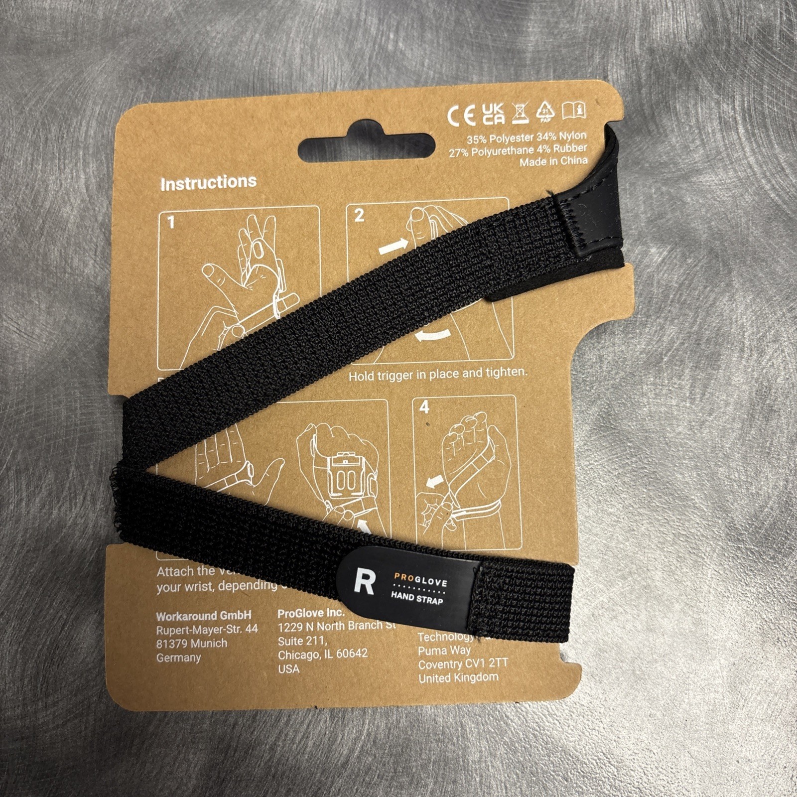 Proglove Hand Strap Trigger Wearables (Right Hand) Adjustable Size Strap