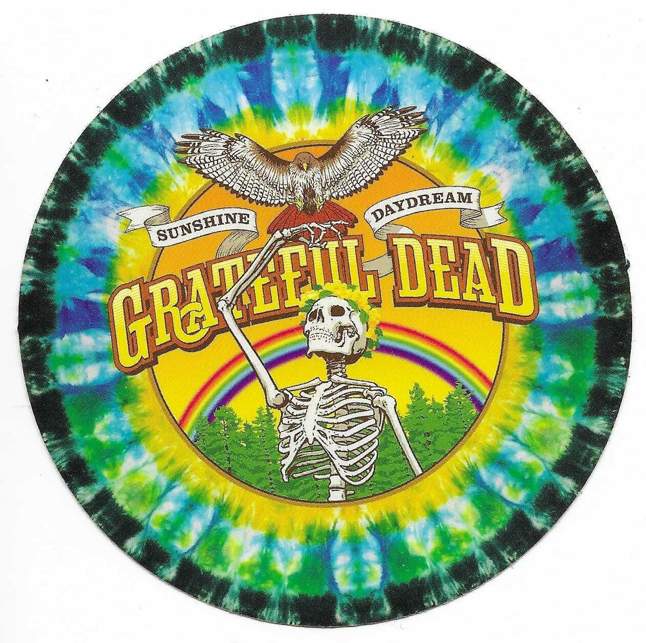 GRATEFUL DEAD Rare VINTAGE 2013 PROMO STICKER DECAL4x4 for Sunshine CD MINT USA