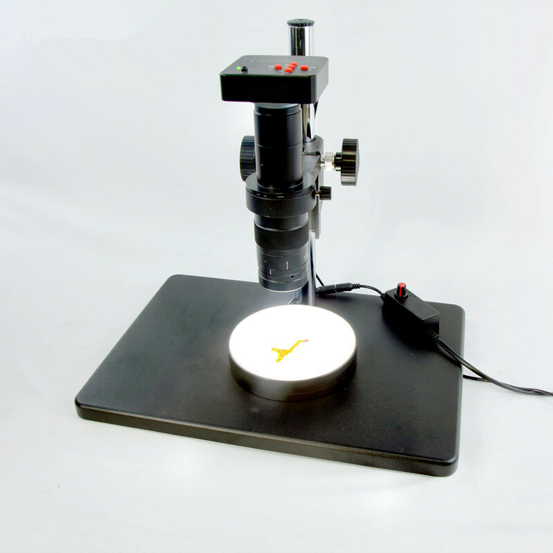 100V-240V Adjustable Brightness LED Ring Bottom Light Source f Stereo Microscope