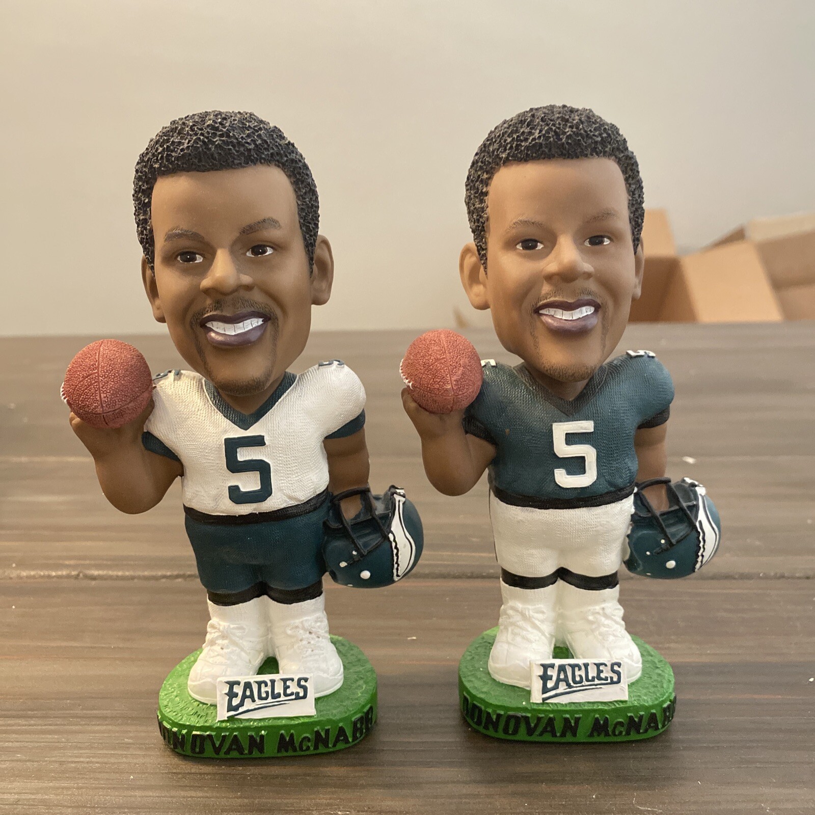 Donovan McNabb Bobblehead White And Green Jersey #5 McDonald's 2001