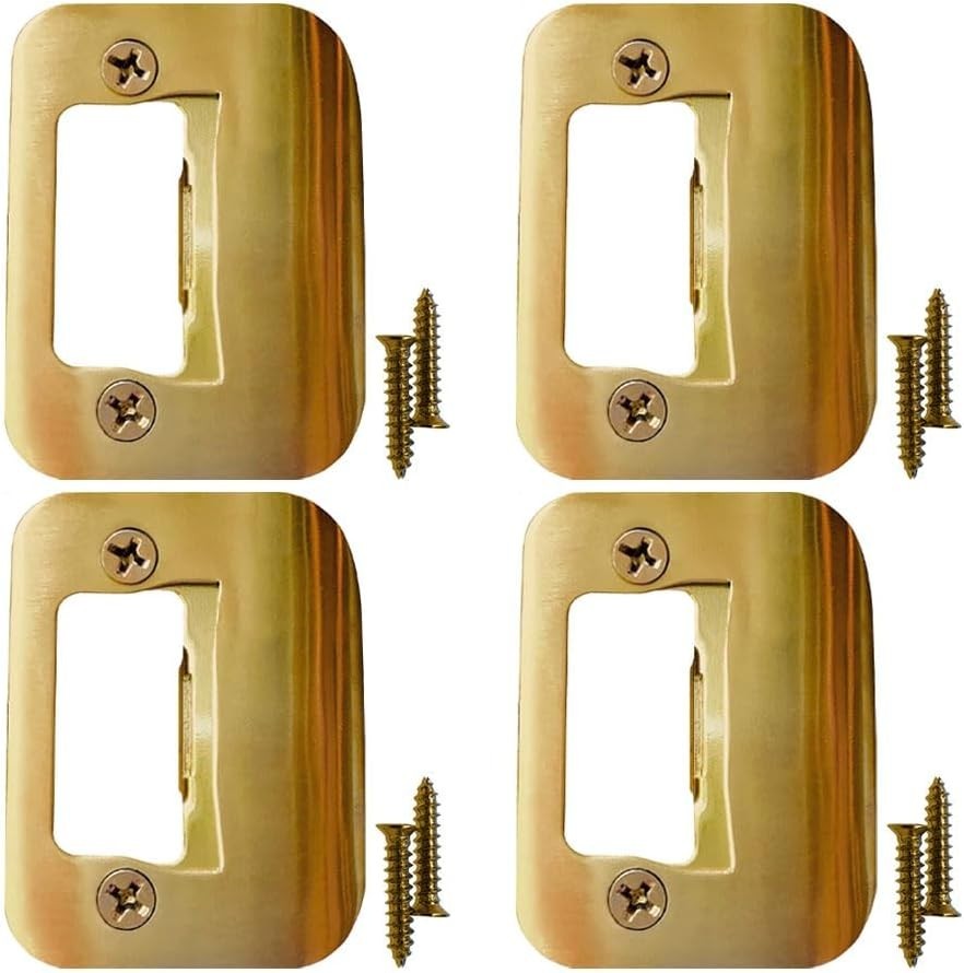 Gator Door Strike Plate – Universal Latch Restorer 4-Pack