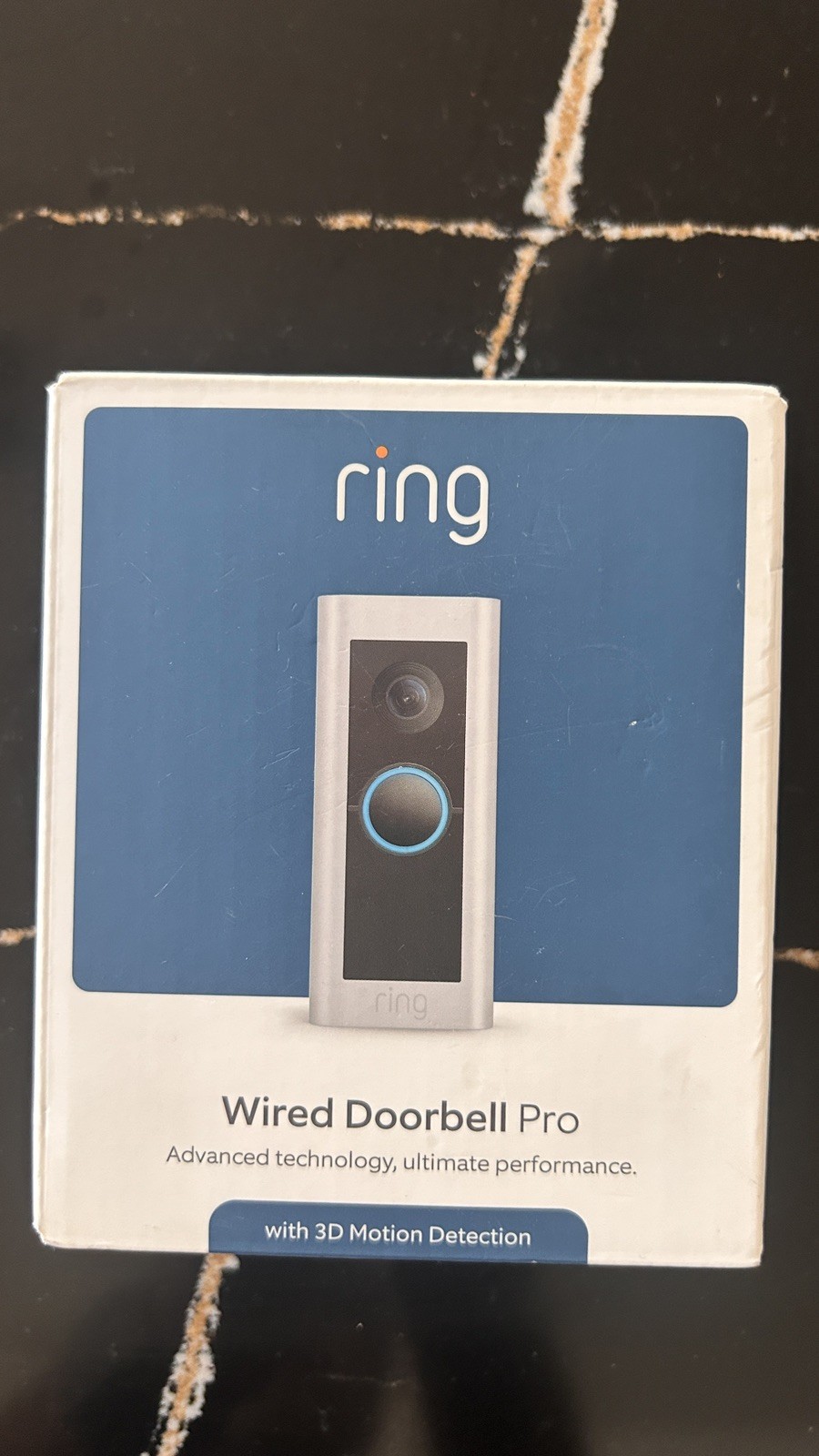Ring - Wired Doorbell Pro Smart WiFi Video Doorbell - Satin Nickel BRAND NEW